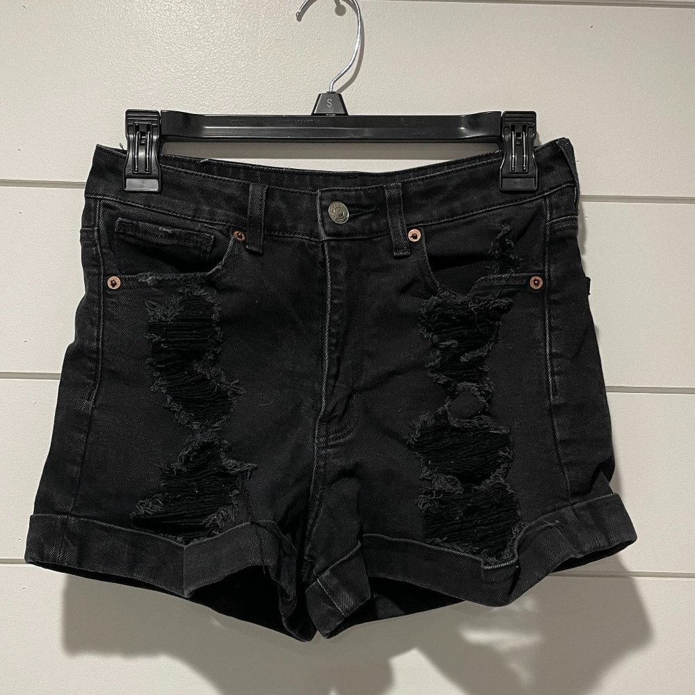 American Eagle distressed denim jean shorts